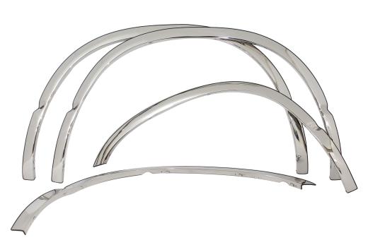 Carrichs Polished Stainless Fender Trim 02-08 Dodge Ram 1500